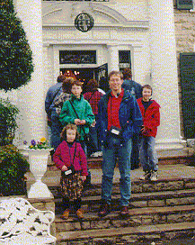 On the steps of Graceland