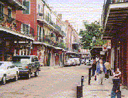 A French Quarter street