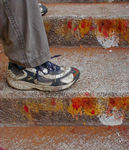 Close up of the stairs