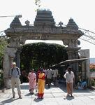 Parts of the complex were really pretty.  This part was covered with flowering vines