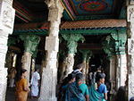 The Temple is huge, it covers acres.  The covered parts are filled with statues, shrines, and shops.