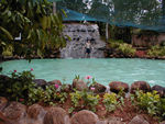 The pool at the Taj, a fancy hotel next door.  We "snuck" into the pool for a small fee.