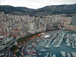 The old harbor with sailing school and ice skating rink (in the summer it's a swimming pool) and lots of buildings and lots of balconies