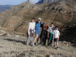 In the mountains with Pablo the shepherd who gave us lengthy directions in Spanish.  He was so in earnest, we understood.