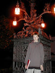 Duncan in one of Seville's many little squares - Plaza Santa Clara