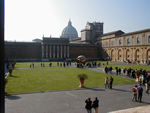 Courtyard in Vatican Museum