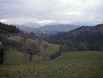 The mountains we can see in the distance, usually with a bit of snow on them