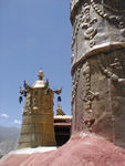 Decorations on top of monastery