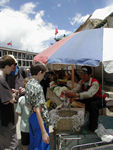 Yak cheese salesman.  Mark liked the stuff.  The kids thought the chunks would be good substitutes for rocks.