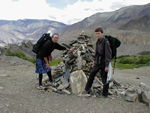 Leaving stones to honor our ancestors