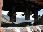 Wind-powered prayer wheels