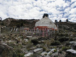 This is a shrine on the hillside above the town.  We walked up to it.  It was much steeper than it looks in this photo.