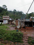 Looking out the bus window on the way to Beni to start our trek