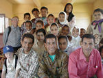 Ragab's two best friends are these two teachers.  All three grew up together.  I asked whether they had any desire to leave or do anything else, and they looked at me as if I were crazy.  They seem to really love their village and the life there.  