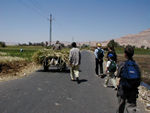 Ragab's family's house is a short walk from town