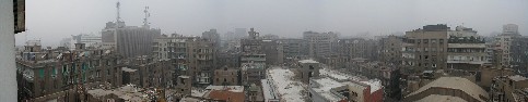 Cairo rooftops from our hotel window.  There is a whole world up here.  Rubble-filled and dirty but with kids and chickens and houses and bicycles.