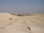 The remains of the causeway from Menkaura to Menkaura's valley temple