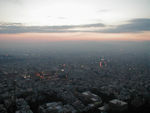 One thing you can see from up here is just how polluted Athens is.  Makes one wonder how the Olympic athletes will breathe in 2004