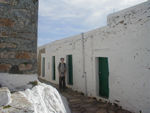 Outside some of the monk's cells