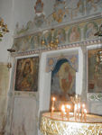 Inside the church