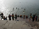 bathing in the Ganges