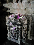 Flower offerings at Duladeo Temple, one of the Southern temples.  From the steps of the temple, which was down a nice quiet dirt path, we watched kids swimming in the river.  One of the most pleasant spots we've visited.