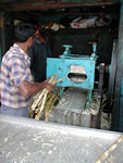 Making sugar cane drink