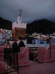 Minaret on mosque next door