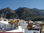 The town and the mountains from which it gets its name 