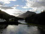 Looking from town toward Loch Leven