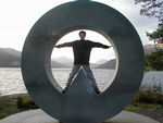 The Ben Lomond memorial - the Park is dedicated to the memory of those killed in the two "world wars."