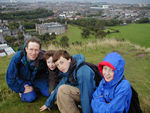 Palace of Holyroodhouse in the background